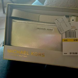 Michael Kors adjustable belt bag. NWT